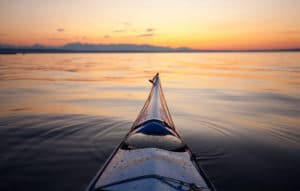 There are many great things to do on Bainbridge Island, including taking a beautiful kayak trip like this