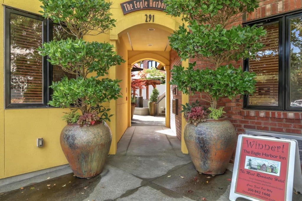 The 10 Best Bainbridge Island Restaurants, photo of our entry way at our Bainbridge Island hotel