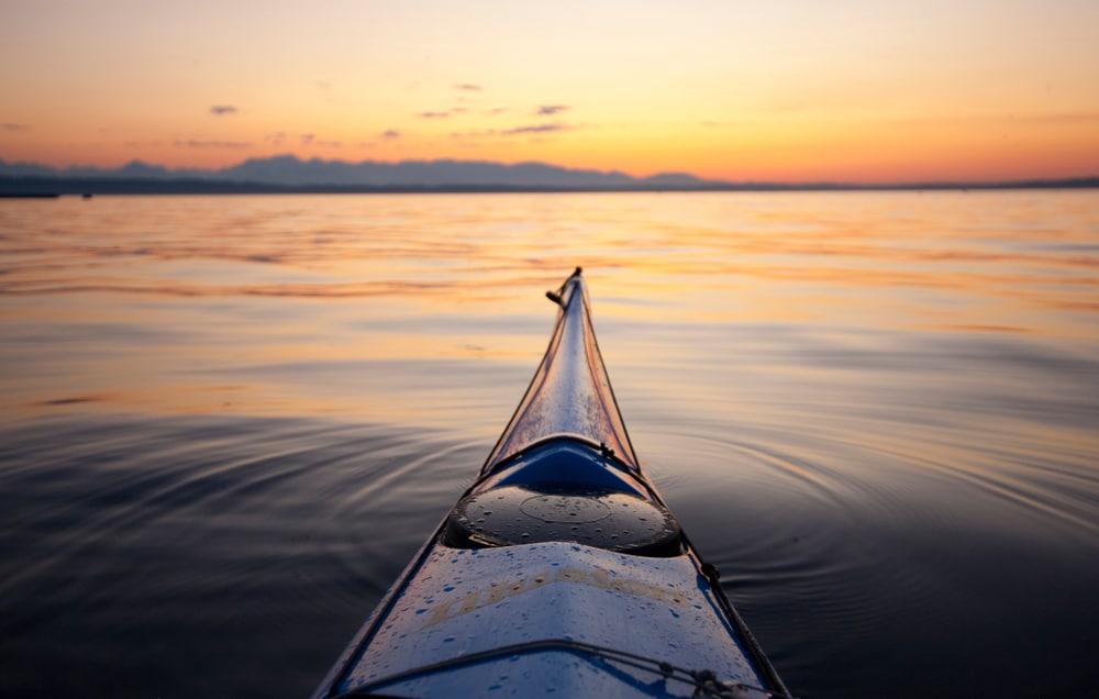 one of the best Things to do on Bainbridge Island is get out on the glassy water of Puget Sound