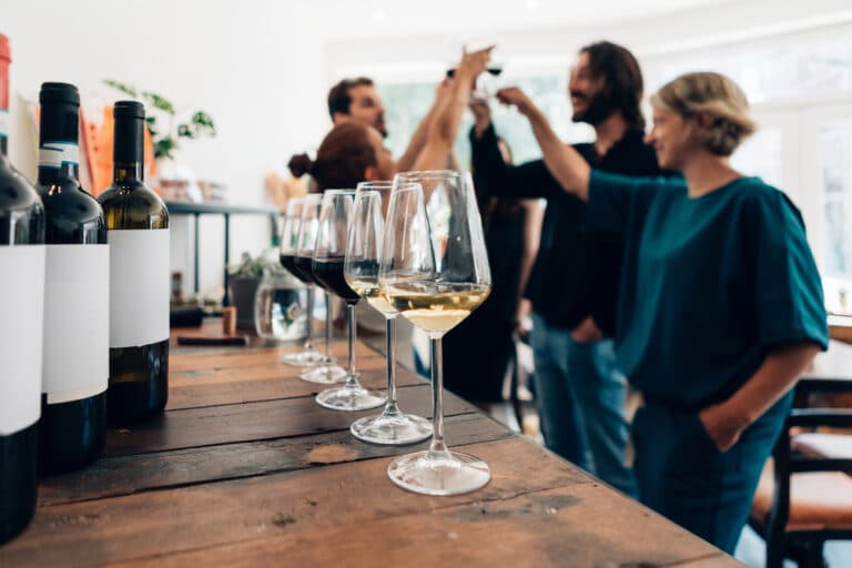 Wine tasting in Downtown Winslow is one of the best things to do in Bainbridge Island.