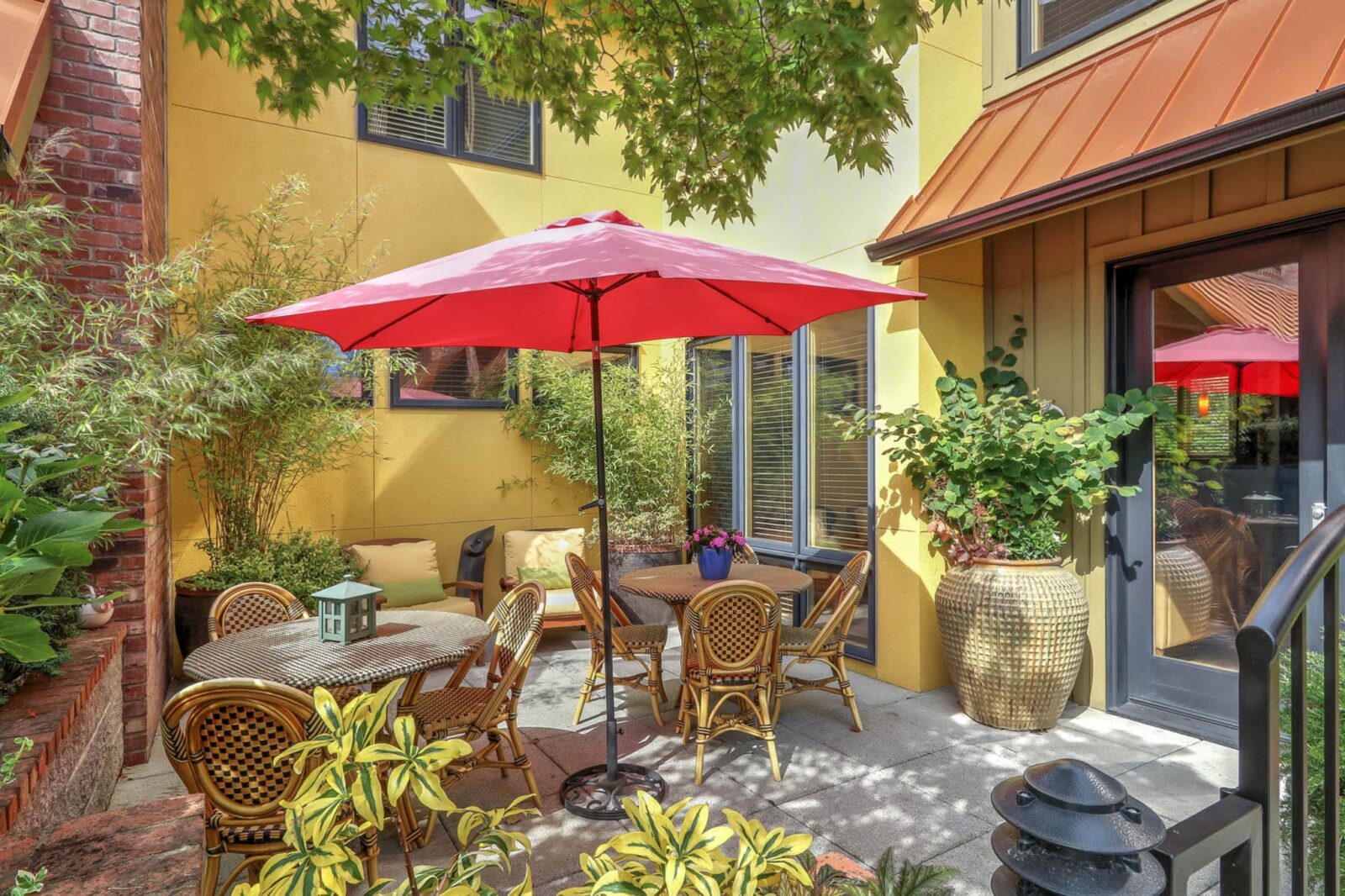 Our garden courtyard